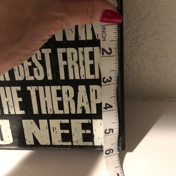 Sometimes Wine home decor sign - Picture 3 of 5